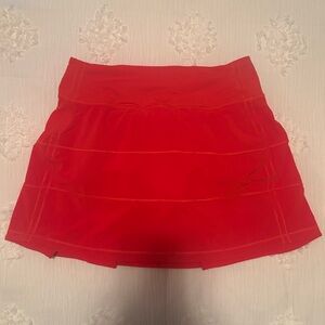Lululemon Athletica Fiery Red Skirt